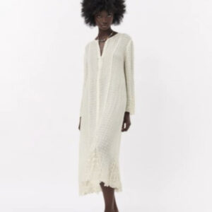 Zara linen dress for photoshoot beach outfit